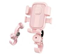 Women Bike Phone Mount Anti Shake 360° Handlebar Holder with Storage Hook