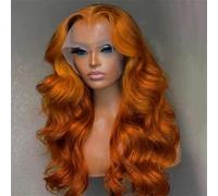 Women Black Body Wave Lace Frontal Wig 13X4 Hd Lace Front Glueless Wigs Brazilians Human Hair Body Wave 26in#180