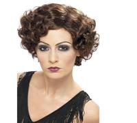 Women Black Short Flappers Wig Ladies 1920s Flapper Wig Fancy Dress Accessory