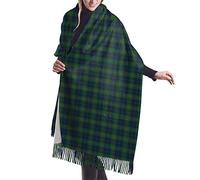 Women Blanket Scarf Long Shawl Clan Macdonald Of Ardnamurchan Tartan Cashmere Feel Shawl Wrap Winter Warm Scarf 77x27inch