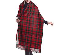 Women Blanket Scarf Long Shawl Macduff Modern Tartan Cashmere Feel Shawl Wrap Winter Warm Scarf 77x27inch