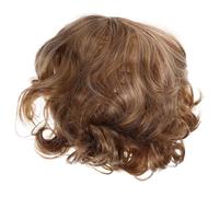 Women Blonde Short Curly Wig Big Wavy Golden K Silk Wig | Stretchable Fit, Skin-friendly Comfort, Reusable for Dancing Party and Wedding Wear