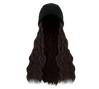 Women Blonde Wig Long Black Cap Ladies Wigs UK Real Hair for Older Women Bob Synthetic Glueless Bob Wig Human Hair 70S Fancy Dress Anime Cosplay Party Wigs 28 inch