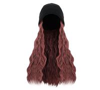 Women Blonde Wig Long Black Cap Ladies Wigs UK Real Hair for Older Women Bob Synthetic Glueless Bob Wig Human Hair 70S Fancy Dress Anime Cosplay Party Wigs 28 inch