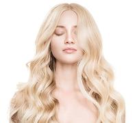 Women Blonde Wig Long Blonde Ladies Wigs UK Real Hair for Older Women Bob Synthetic Glueless Short Curly Wig 80S Fun Anime Masquerade Daily Wear Cosplay 20 inch
