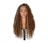 Women Blonde Wig Long Green Afro Wigs Lace Front for Black Women Curly Wigs Bob Glueless Synthetic Funny Anime 70S Masquerade Daily Wear Cosplay 28 inch