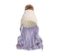 Women Blonde Wig Long Red Cap Ladies Wigs UK Real Hair for Older Women Curly Wig Human Hair Bob Synthetic Glueless Fancy Dress Anime 80S Cosplay Party Wigs 10 inch