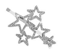 Women Bobby Pins, Rhinestone Hollow Out Star Snowflake Hair Clips Jewelry Barrettes Durability