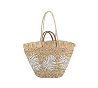 Women Bohemian Beach Tote Bag Large Capacity Casual Tote Shoulder Bags Lightweight Palm Leaf Shopping Basket Bag Commute Working Tote Bag (320 * 300 * 200 Style 2)