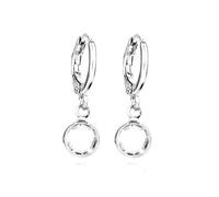 Women Boho Shell Flowers Cross Pendant Hoop Earrings European Brand Popular Charming Gold Silver Color Beach Brincos Accessory Gifts For Girlfriend, Wife, Sister, Daughter,