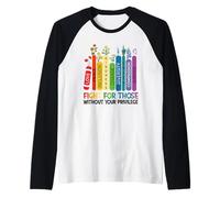 Women Book Flower Fight for Those Without Your Privilege Raglan Baseball Tee