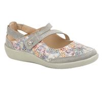 Boulevard Womens/Ladies E Fit Leather/Suede Shoes (7 UK) (Grey)