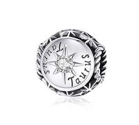 Women Bracelet Charms to fit Pandora Birthstone 925 Sterling Silver 12 Constellations Birthstone Charms for Bracelets (Taurus)