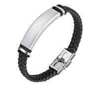 Women Bracelets for Easter Days Men Braided Link Stainless Steel Chain Bracelet Whoop Live Watch (Black, One Size)