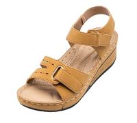 Women Braided Wedge Sandals Summer Casual Walking Shoes