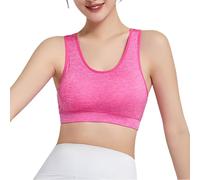 Women Bralette Push Up Bralette Bralette Bra Non-Wired Durable Padded No Ironing Backless Seamless Yoga Gym Bra
