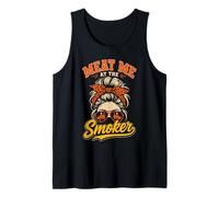 Women Brisket BBQ Pitmaster Girl Barbecue Smoker Tank Top