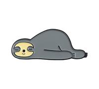Women Brooch for Ramadan Days Cute Funny Sloth Enamel Pin Lazy Animal Koala Cat Badge Brooch Lapel Brooch Backpack Badge Cartoon Jewelry Gift For Girl Fashion Pearl Brooch (A, One Size)