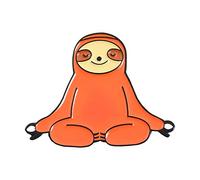 Women Brooch for Ramadan Days Cute Funny Sloth Enamel Pin Lazy Animal Koala Cat Badge Brooch Lapel Brooch Backpack Badge Cartoon Jewelry Gift For Girl Fashion Pearl Brooch (B, One Size)