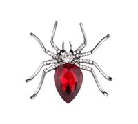 Women Brooch Pins Brooch Singular Strange Black Crystal Glass Exquisite Pins Garment Accessory Activity Party Wholesale Fashion Brooches (Metal color : A)