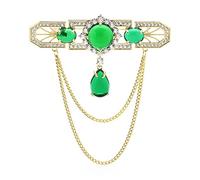 Women Brooch Pins Ladies Fashion Accessories Ladies Elegant Retro Palace Style Chain Flower Brooch Wedding Banquet Party Brooch Fashion Brooches