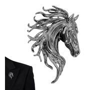 Women Brooches And Pins,Funny Horse Head Design | Brooch Pin for Women | for Men Girls Youth Teens Wife Husband Son Daughter Family Friends, Refer to description, Zinc, Unisex