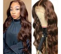 Women Brown Wig Long Ginger Afro Wigs Lace Front for Black Women Bob Short Curly Wig Synthetic Glueless for 70S Funny Anime Carnival Fancy Dress Accessory 21.2121212121212 inch