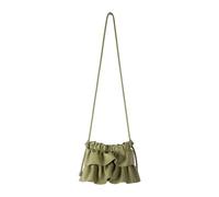 Women Bucket Bag Pleated Shoulder Bag PU Leather Slings Korean Styles Crossbody Simple Messengers For Daily Women Korean Styles Shoulder Pleated Crossbody Pu Leather Bucket