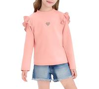 Women Camisole Children's Base Layer Top Autumn/Winter Thermal T Shirt Undergarment Mortification Shirt (Pink, 7-8 Years)