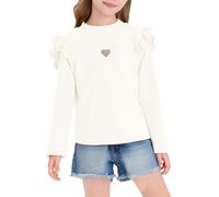 Women Camisole Children's Base Layer Top Autumn/Winter Thermal T Shirt Undergarment Mortification Shirt (White, 3-4 Years)