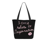 Women Carpenter Singer Sabrina Tote Bag lightweight Shoulder Bag Large Capacity Reusable Grocery with Inner Pockets Zipper for Sport Travel Beach shopping