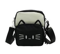 Women Cartoon Cats Shoulder Bag Small Crossbody Japanese Styles Messengers Water Phone For Travel