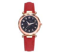 Women Casual Casual Digital Scale Luminous Analog Quartz Watch with Comfortable Nubuck Leather Strap, Rush