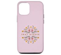 Women Casual Christian Faith PRAY BIGGER Case for iPhone 12/12 Pro