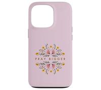 Women Casual Christian Faith PRAY BIGGER Case for iPhone 13 Pro
