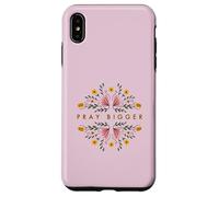 Women Casual Christian Faith PRAY BIGGER Case for iPhone XS Max