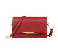 Women Casual Crossbody Bag Adjustable Strap Shoulder Bag With Visual Mobile Phone Window Purse Mobile Phone Bag Womens Shoulder Bags (A, One Size)