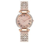 Women Casual Metal Analog Quartz Watch Ms. Wristwatch Clock Business Date Casual Watch Talking Wrist Watch (GD2, One Size)