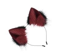 Women Cat Ears Headband,Stuffed Cosplay Headdress - Decorative Animal Ears Hairband | for Girls Teens Young Adults Halloween Costume Parties Festivals Birthday Comic Conventions Photography