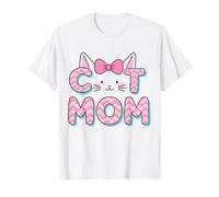 Women Cat Mom Cat Lover Cute Mother's Day Mama I Love My Cat T-Shirt