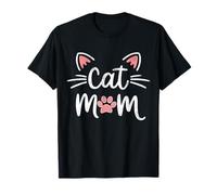 Women Cat Mom Cat Lover Cute Mother's Day Mama I Love My Cat T-Shirt
