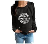 Women Causal Maternity Nursing Sweatshirt Comfort Friendly Zip Breastfeeding Pullover Tops Mama's Boobery Sweater Long Sleeve Workout Top Sweatshirts for Older Women Black