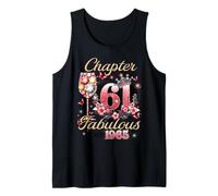 Women Chapter 61 Fabulous Since 1965 61st Birthday Queen Tank Top