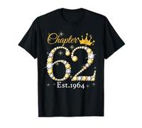 Women Chapter 62 Fabulous EST 1964 62nd Birthday Queen T-Shirt