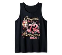 Women Chapter 72 Fabulous Since 1954 72nd Birthday Queen Tank Top