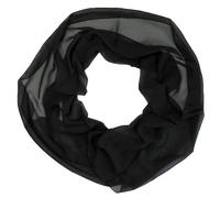 Women Chiffon Plain Scarf (Black)
