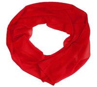 Women Chiffon Plain Scarf (Deep red)