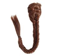 Women Chignon 20 Inch Bun Extensions Synthetic Drawstring Ponytail Clip In Hair Extension Ponytail Natural Black Fishbone Braid Ponytail Hair Bun Hair (Color : M4-30)