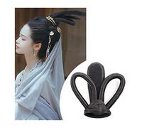 Women Chignon Bun Elegant Retro Headwear Synthetic Chinese Ancient Wig Hanfu Headdress Hair Ancient Chinese Women Cosplay Wigs Accessories Bun Hair (Color : VM39)