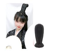 Women Chignon Bun Elegant Retro Headwear Synthetic Chinese Ancient Wig Hanfu Headdress Hair Ancient Chinese Women Cosplay Wigs Accessories Bun Hair (Color : VM40)